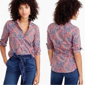 Liberty Art Fabrics for J crew paisley shirt